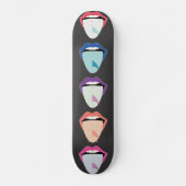 Rolling Stones SurfBoard Tongue Persoonlijk Skateboard (Voorkant)
