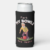 Rolling Struggles: Fark, Mijn Bowls Zijn Zwaar! Seltzer Blikjeskoeler (Seltzer Voorkant)