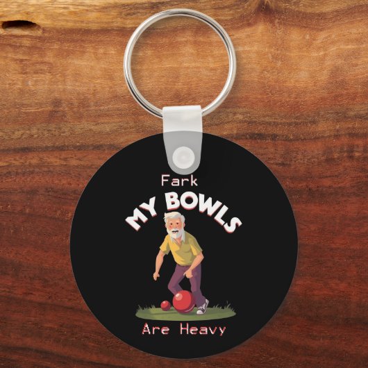 Rolling Struggles: Fark, mijn gazon kommen zijn zw Sleutelhanger (Achterkant)