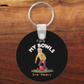 Rolling Struggles: Fark, mijn gazon kommen zijn zw Sleutelhanger (Voorkant)