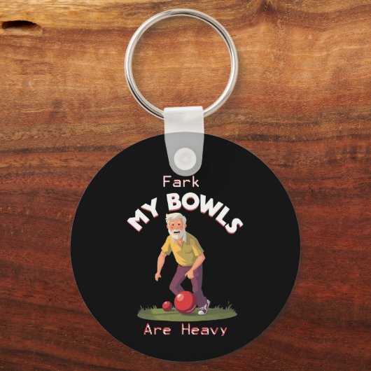 Rolling Struggles: Fark, mijn gazon kommen zijn zw Sleutelhanger (Voorkant)