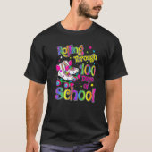 Rolling Through 100 Days Of School Roller Skater S T-shirt (Voorkant)