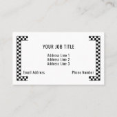 Rolling Through Life Bowling Business Card Visitekaartje (Achterkant)