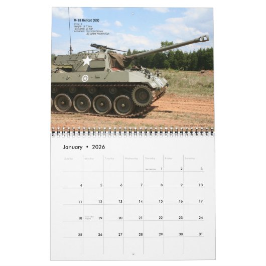 Rolling Thunder 2015 Kalender (Jan 2026)