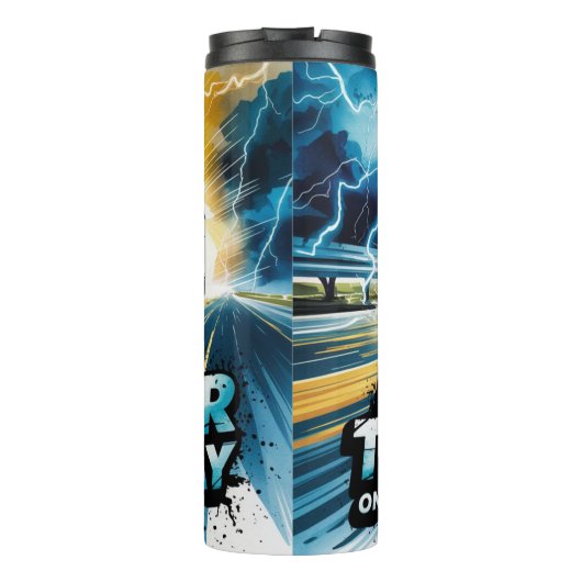 Rolling Thunder Highway Storm Thermosbeker (Achterkant)