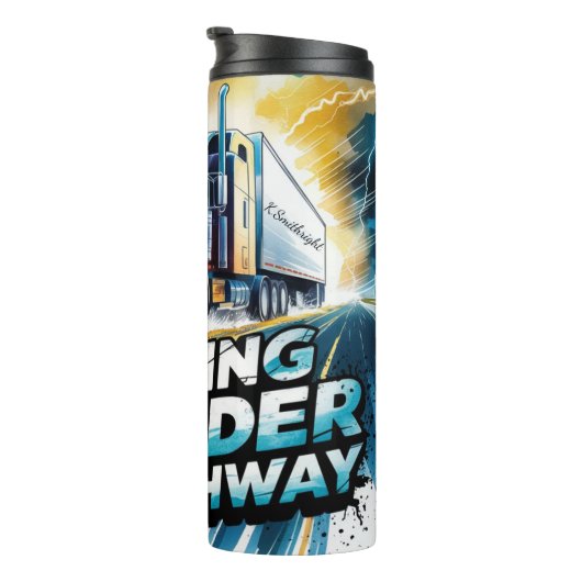 Rolling Thunder Highway Storm Thermosbeker (Geroteerd rechts)