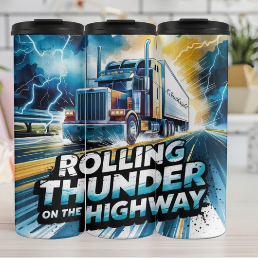 Rolling Thunder Highway Storm Thermosbeker
