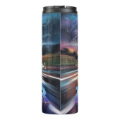 Rolling Thunder op de snelweg Thermosbeker (Achterkant)