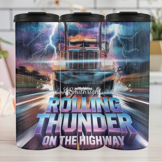 Rolling Thunder op de snelweg Thermosbeker