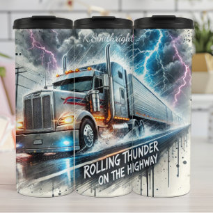 Rolling Thunder Semi Truck Storm Thermosbeker