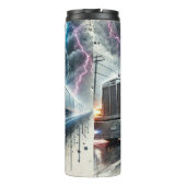 Rolling Thunder Semi Truck Storm Thermosbeker (Achterkant)