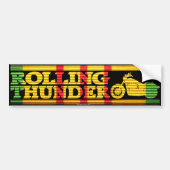 Rolling Thunder Silhouette VSR Ribbon Bumpersticker (Voorkant)