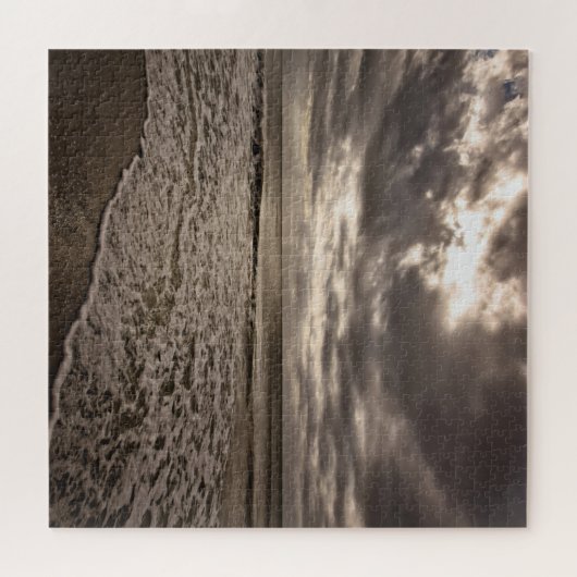 Rolling Tides op het strand - 20x20 - 676 pcs Legpuzzel (Horizontaal)