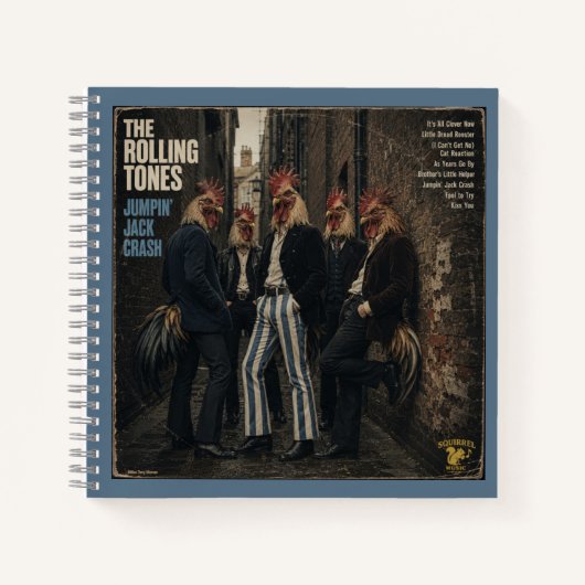 Rolling Tones: een Parodie Notitieboek (Voorkant)