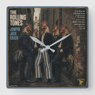 Rolling Tones: een Parodie Vierkante Klok