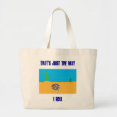 Rolling Tumbleweed Jumbo Canvas tas (Voorkant)