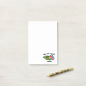 Rolling Turtle Press Notepad Post-it® Notes (Op bureau)