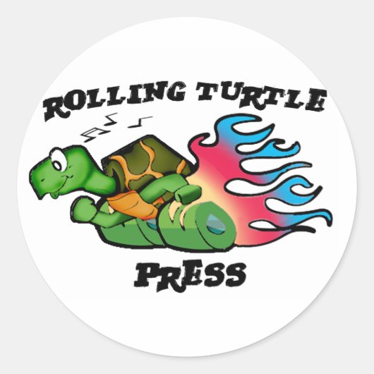 Rolling Turtle Press Stickers (Voorkant)