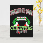 Rolling Up Some Christmas  Kaart (Gele Bloem)