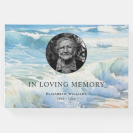 Rolling Waves Foto Begrafenismonument Gastenboek