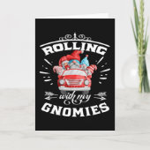 Rolling With My Gnomies Christmas Gnomes Kaart (Voorkant)