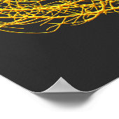 RollinGolden Tumbleweed Plant Originele Kunst Poster (Hoek)