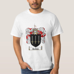 Rollins Family Crest - Rollinen wapenschild T-shirt
