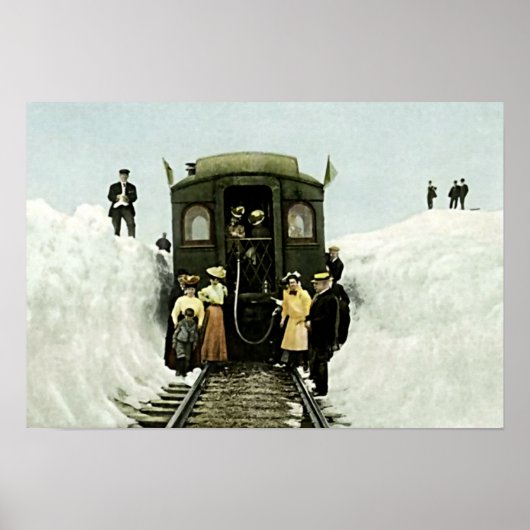 Rollins Pass, Colorado Train Deep Snow Poster (Voorkant)