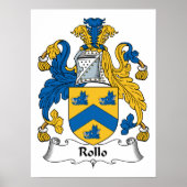 Rollo Family Crest Poster (Voorkant)