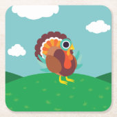 Rollo the Turkey Kartonnen Onderzetters (Voorkant)