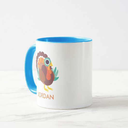 Rollo the Turkey Mok (Voorkant links)