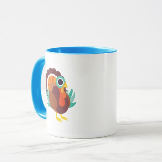 Rollo the Turkey Mok (Voorkant links)