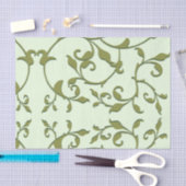 Rollover blad van olijfboom tissuepapier (Craft)