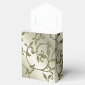 Rollover olijfbladeren bedankdoosjes (Geopend)