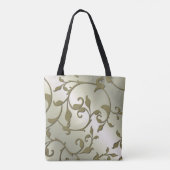Rollover Olivebladeren Persoonlijk Tote Bag (Achterkant)