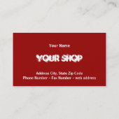 Rollschaatsen, Botten Visitekaartje (Achterkant)