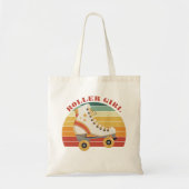 Rollschaatsen Derby Retro Sunset Groovy 70 s 80 Tote Bag (Voorkant)