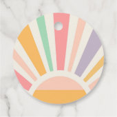 Rollschaatsen Schaats met vogelretro Rollin-Bedank Bedankjes Labels (Achterkant)