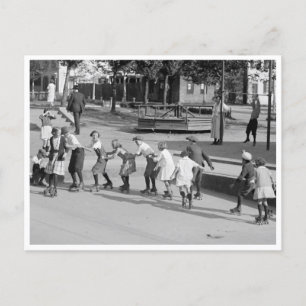 Rollschaatslijn Briefkaart