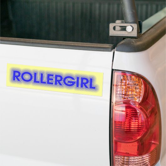 rolmeisje bumpersticker (Op Truck)