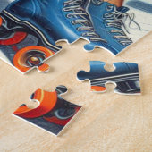  rolmeisje illustratie legpuzzel (Zijkant)