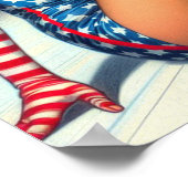  rolmeisje illustratie poster (Hoek)