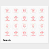 rolmeisje ronde sticker (Vel)