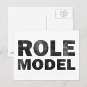 Rolmodel Briefkaart (Voorkant / Achterkant)