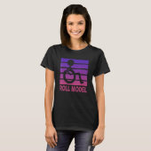 Rolmodel Gehandicaptenbewustzijn Pwd Rolstoel Mod T-shirt (Voorkant volledig)