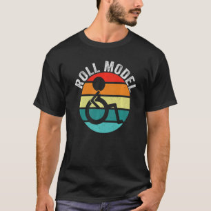 Rolmodel gehandicaptenbewustzijn wd rolstoelmechan t-shirt