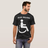 Rolmodel Handicap uitgeschakeld T-shirt (Voorkant volledig)