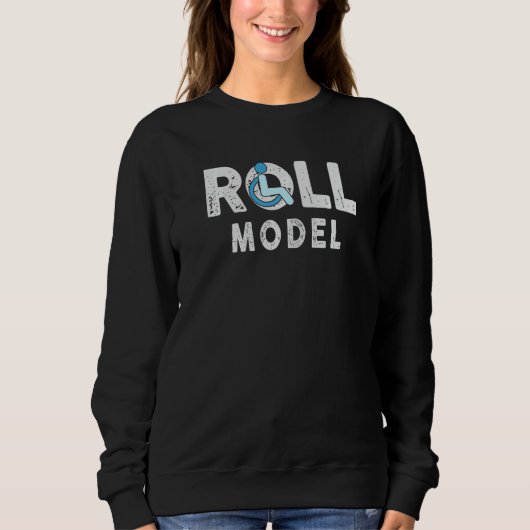 Rolmodel Invaliditeitsbewustzijn Pwd Rolstoel Mod Trui (Voorkant)