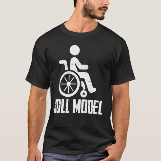 Rolmodel paraplegisch t-shirt (Voorkant)