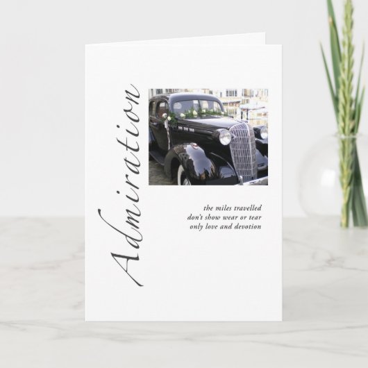 rolmodel van bewondering kaart (Voorkant)